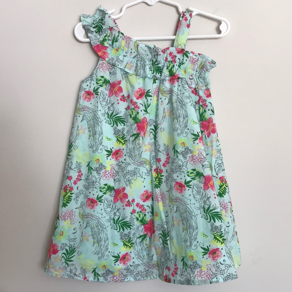 Tommy Bahama girl Floral Tropical print summer dress.